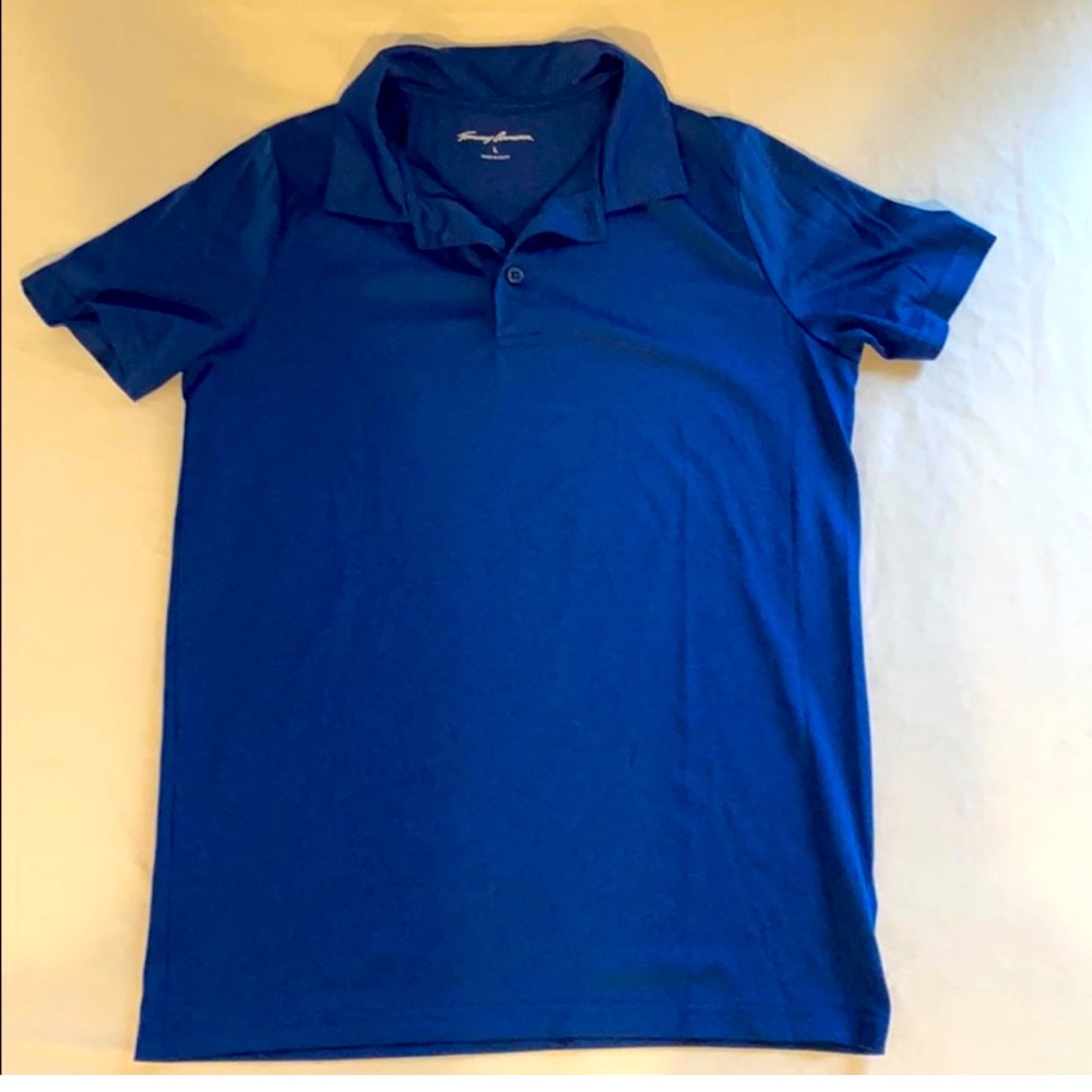 Tommy Armour boys performance polo golf shirt large L polyester